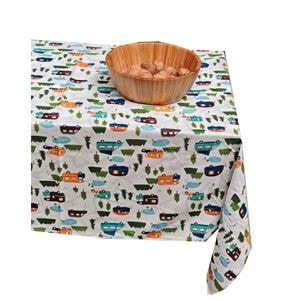 Colorful Camper Printed Camper Table Cover