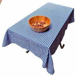 Royal Blue Gingham Camper Table Cover
