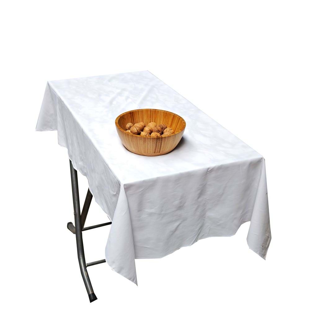 Solid White Camper Table Cover