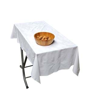 Solid White Camper Table Cover