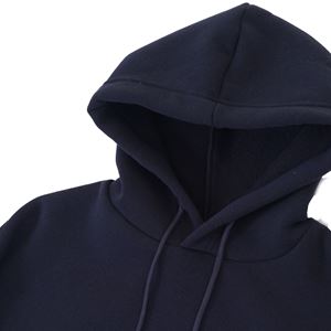 Navy Blue Basic Men's Hoodie Sweatshirt