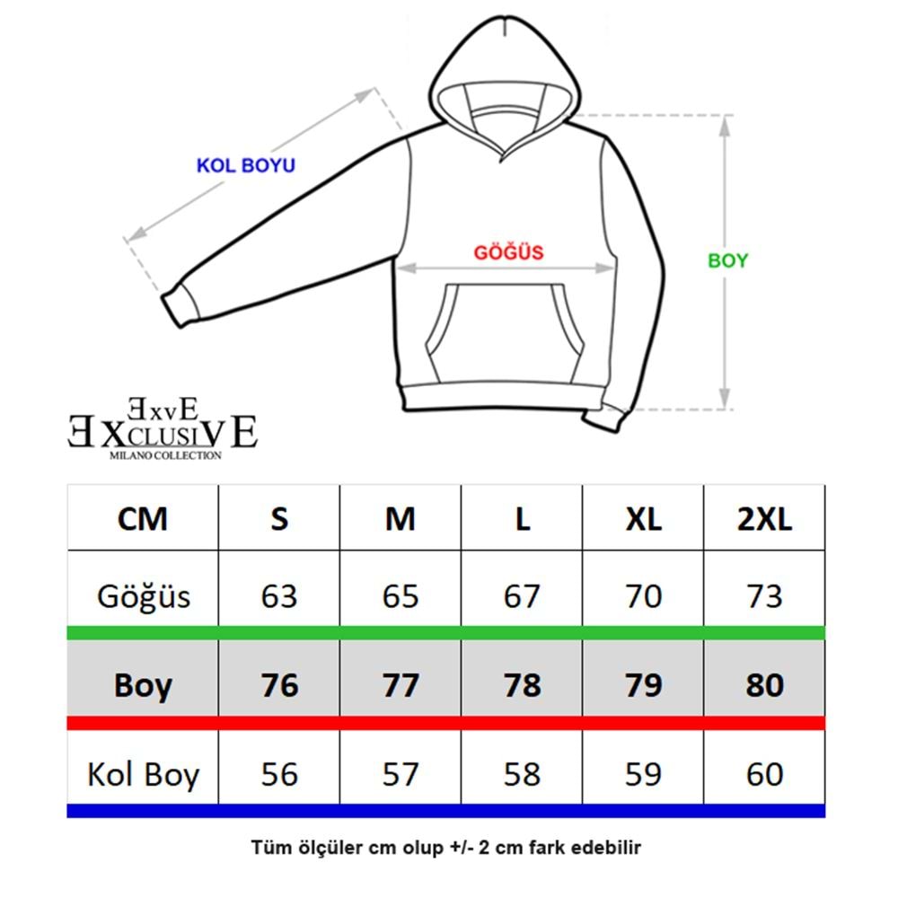 Navy Blue Basic Men's Hoodie Sweatshirt