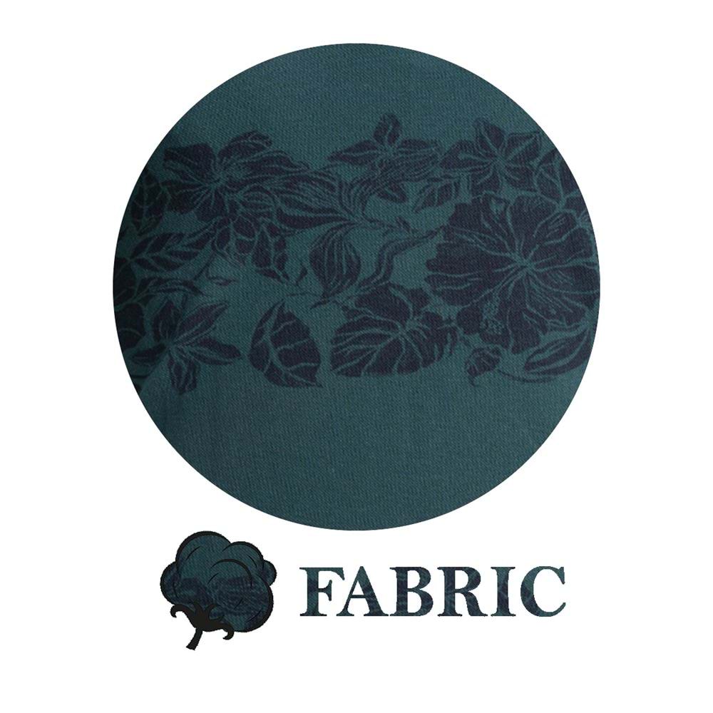 Green Black Floral Polo Shirt