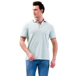 Mint Green Men's Polo Shirt