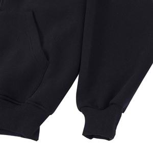Black Basic Men's Zipper Hoodie