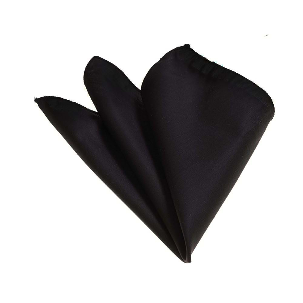 Black Pocket Square