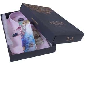 Pink Striped Men's Shirt