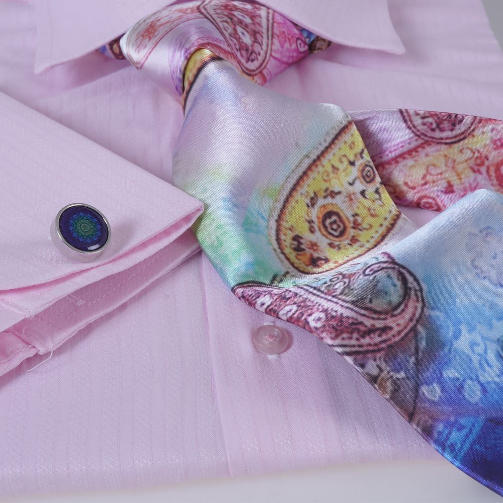 Pink Striped Men's Shirt