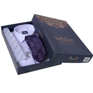 Lilac Designer Men's Shirt