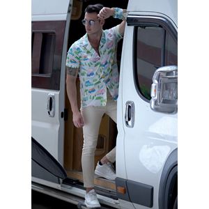 Happy Camper 4U Men's Hawaiian Summer Shirt