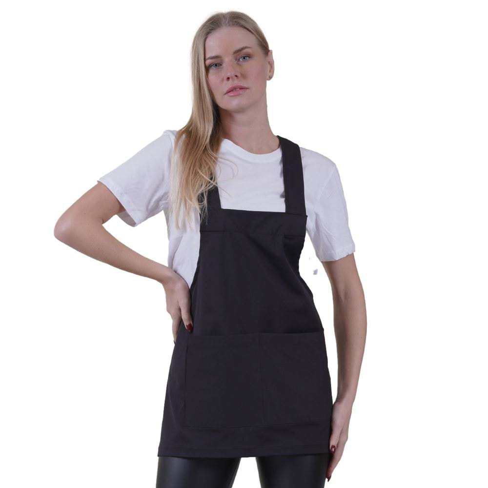 Navy Basic Double Pocket Apron for Chef