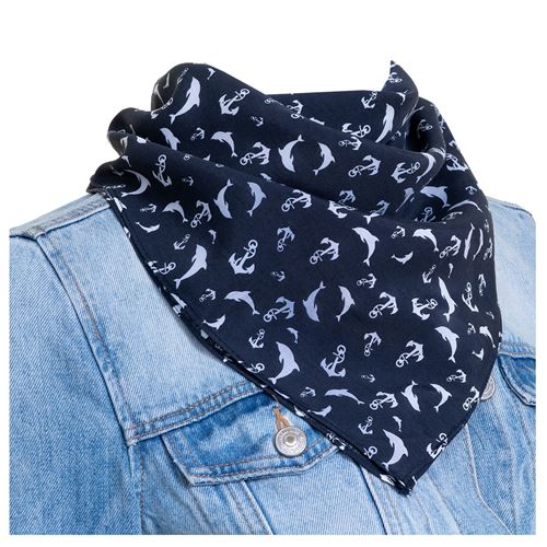 Navy Marine Woman Foulard