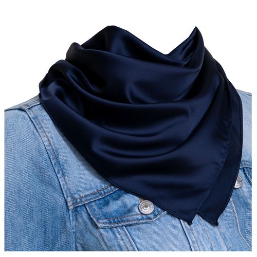 Royal Blue Woman Foulard
