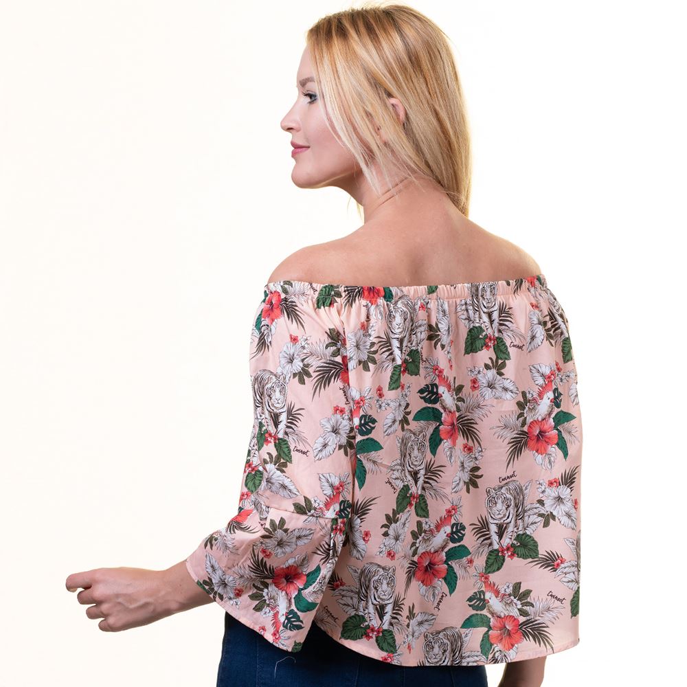 Pink Digital Printed Women Blouse