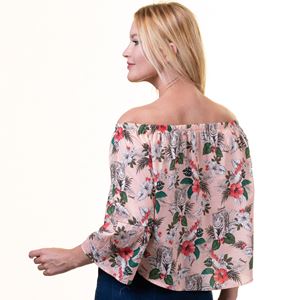 Pink Digital Printed Women Blouse