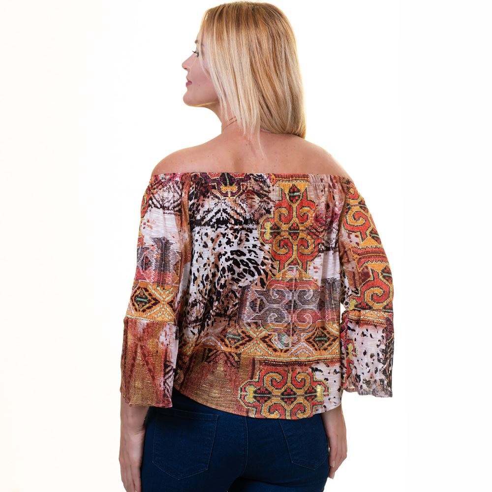 Brown Ethnic Women Blouse
