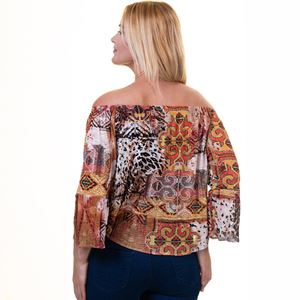 Brown Ethnic Women Blouse