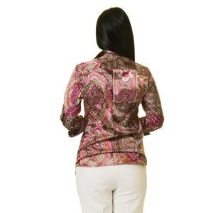 Purple Ethnical Printed Women's Shirt