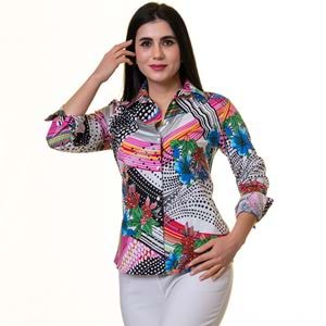 Colorful Digital Printed Designer Women's Shirt