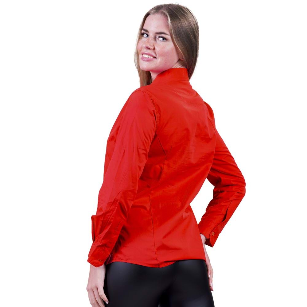 Red Basic Women's Shirt