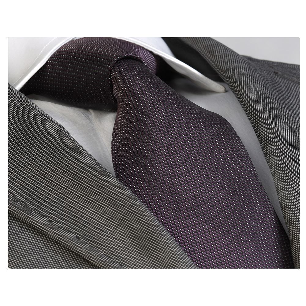 Purple Designer Necktie