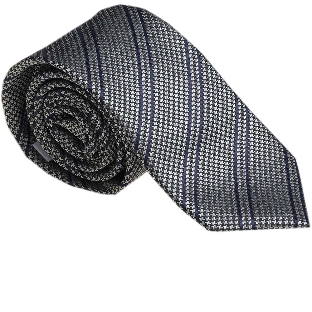 Navy Gray Necktie