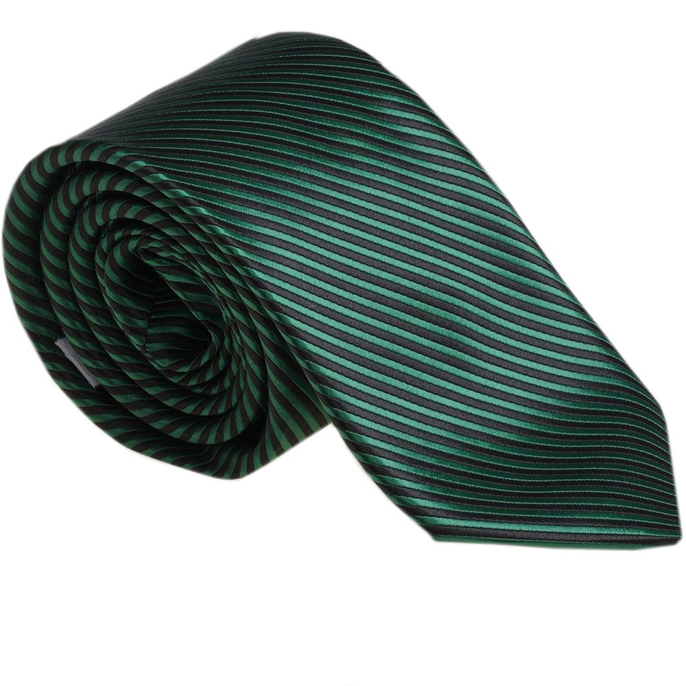 Green Black Necktie