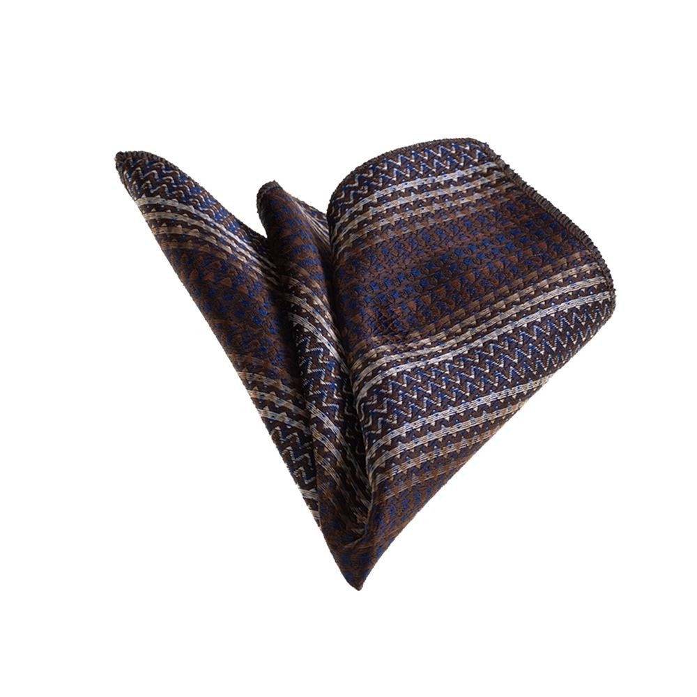Brown Designed Handkerchief