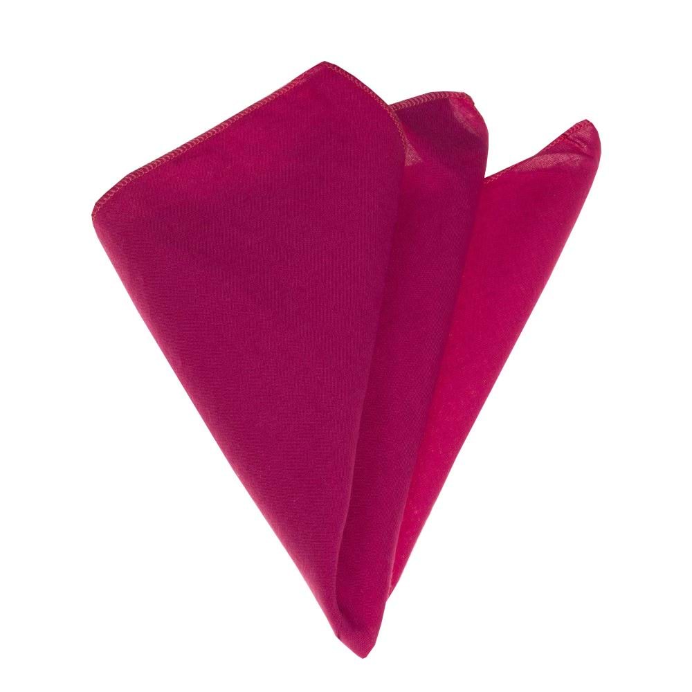 Pink Solid Classical Pocket Square