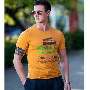 Camper Eco Friendly World is Our Garden Printed Tee O Neck T-Shirt
