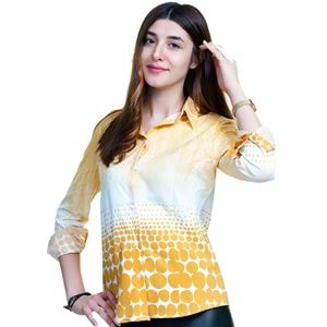 Yellow Polka Dot Women's Shirt